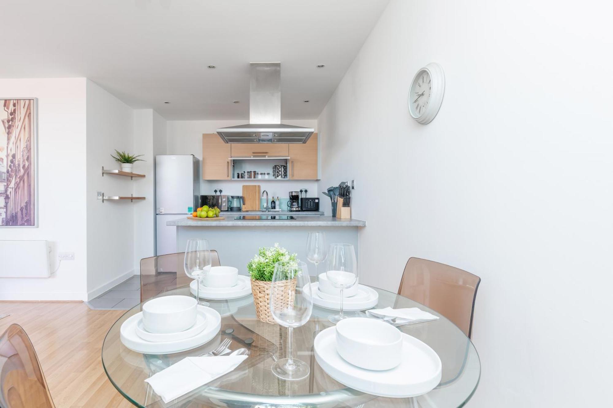 Appartement Stunning 2-bed, 2-bath With Balcony Views Stratford Westfield *